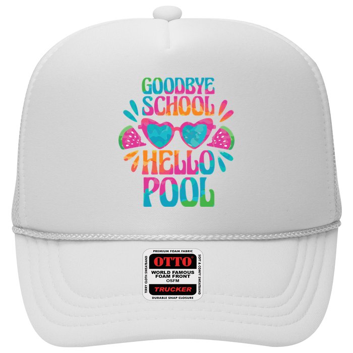 Goodbye School Hello Pool Summer Trucker Hat