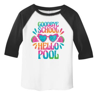 Goodbye School Hello Pool Summer Toddler Fine Jersey T-Shirt