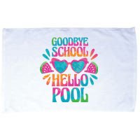 Goodbye School Hello Pool Summer Microfiber Hand Towel