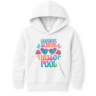 Goodbye School Hello Pool Summer Kids Hoodie