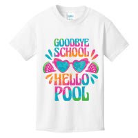 Goodbye School Hello Pool Summer Kids T-Shirt