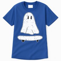 Ghost Skater Halloween Costume Spirit Ghoul SkateboardIng Gift Tall T-Shirt