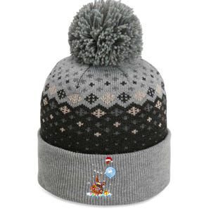 Guitar Santa Hat Christmas Tree Funny Music Loves Xmas Gift The Baniff Cuffed Pom Beanie