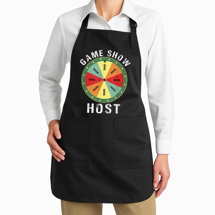 Game Show Host Trivia Board Game Night Questions Vintage Apron