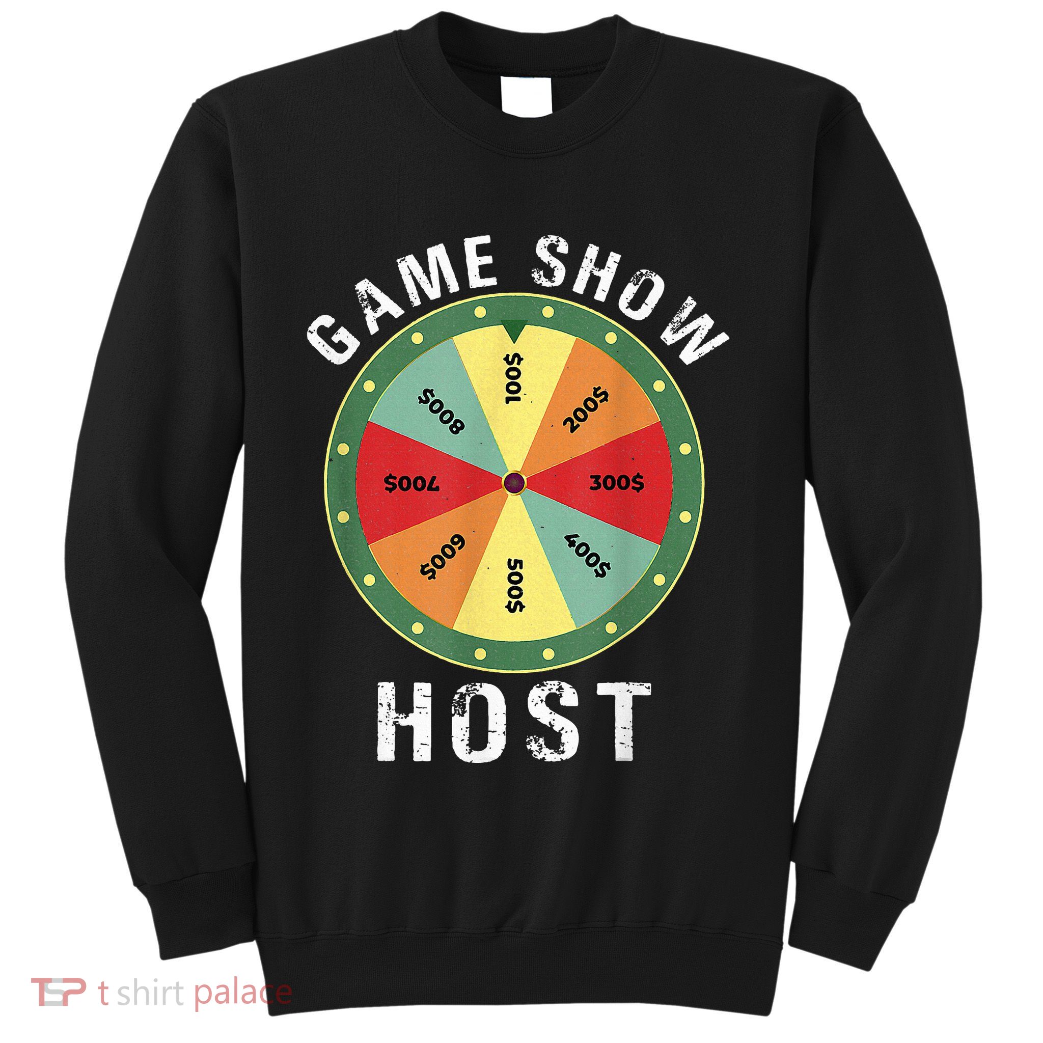 Game Show Host Trivia Board Game Night Questions Vintage Sweatshirt
