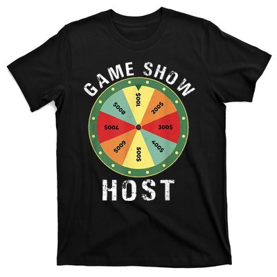 Game Show Host Trivia Board Game Night Questions Vintage T-Shirt