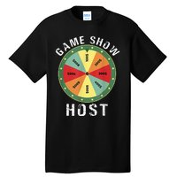 Game Show Host Trivia Board Game Night Questions Vintage Tall T-Shirt