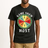 Game Show Host Trivia Board Game Night Questions Vintage Tall T-Shirt