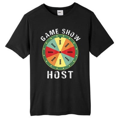 Game Show Host Trivia Board Game Night Questions Vintage Tall Fusion ChromaSoft Performance T-Shirt