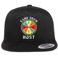 Game Show Host Trivia Board Game Night Questions Vintage Flatbill Hat