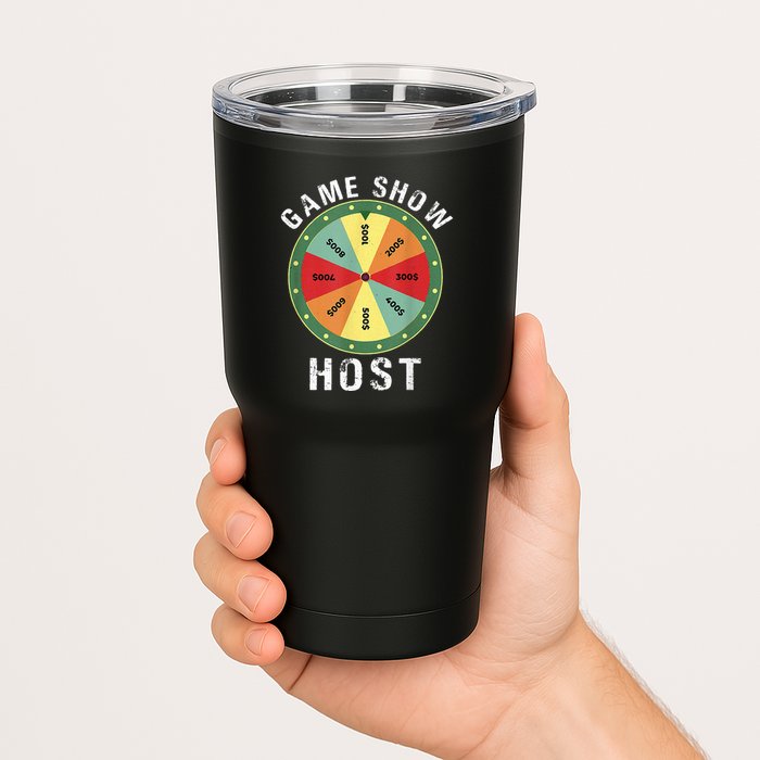 Game Show Host Trivia Board Game Night Questions Vintage Tumbler