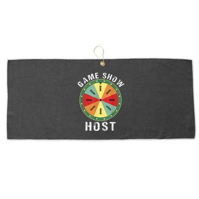 Game Show Host Trivia Board Game Night Questions Vintage Large Microfiber Waffle Golf Towel