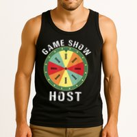 Game Show Host Trivia Board Game Night Questions Vintage Tank Top