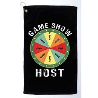 Game Show Host Trivia Board Game Night Questions Vintage Golf Towel