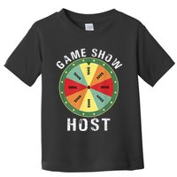 Game Show Host Trivia Board Game Night Questions Vintage Toddler T-Shirt