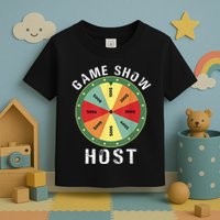 Game Show Host Trivia Board Game Night Questions Vintage Toddler T-Shirt