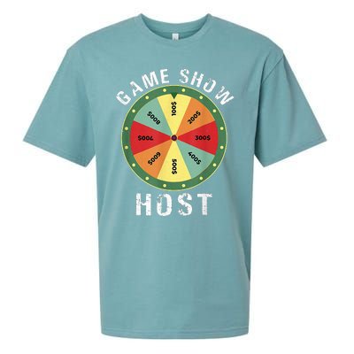 Game Show Host Trivia Board Game Night Questions Vintage Sueded Cloud Jersey T-Shirt