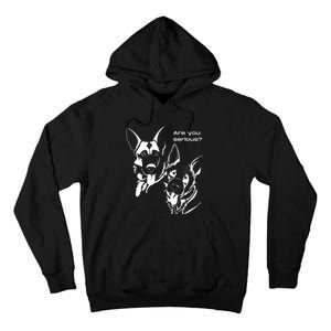 German Shepherd Head Tilt Dog Dad Dog Mom Tall Hoodie