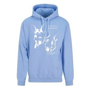 German Shepherd Head Tilt Dog Dad Dog Mom Unisex Surf Hoodie