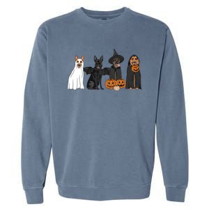 Ger Shepherd Halloween Gift Garment-Dyed Sweatshirt