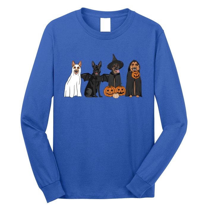 Ger Shepherd Halloween Gift Long Sleeve Shirt