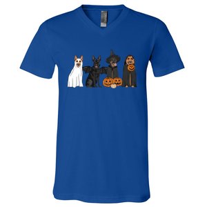 Ger Shepherd Halloween Gift V-Neck T-Shirt