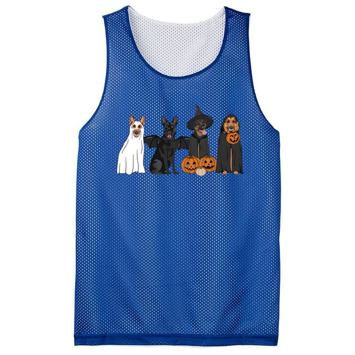 Ger Shepherd Halloween Gift Mesh Reversible Basketball Jersey Tank