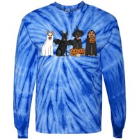 Ger Shepherd Halloween Gift Tie-Dye Long Sleeve Shirt