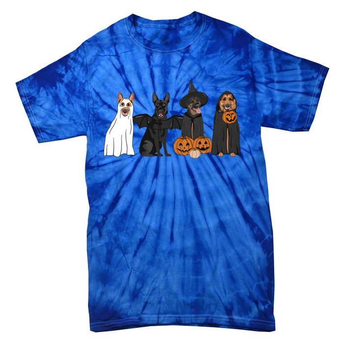 Ger Shepherd Halloween Gift Tie-Dye T-Shirt