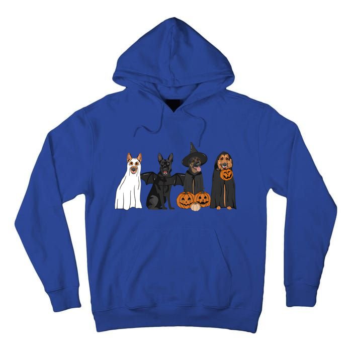 Ger Shepherd Halloween Gift Tall Hoodie