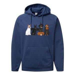 Ger Shepherd Halloween Gift Performance Fleece Hoodie