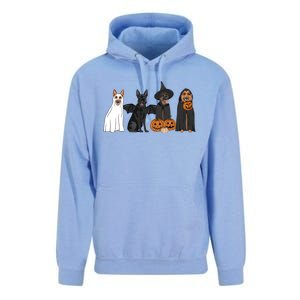 Ger Shepherd Halloween Gift Unisex Surf Hoodie