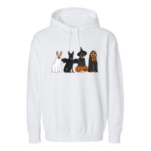 Ger Shepherd Halloween Gift Garment-Dyed Fleece Hoodie