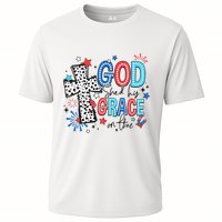 God Shed His Grace On Thee Ameria 1776 Patriotic 4th Of July Cooling Performance Crew T-Shirt