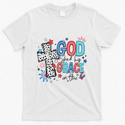 God Shed His Grace On Thee Ameria 1776 Patriotic 4th Of July T-Shirt