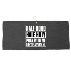 Grunge Style Half Hood Half Holy Advisory Inspired Design Cute Gift Large Microfiber Waffle Golf Towel