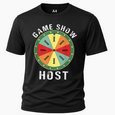 Game Show Host Trivia Board Game Night Questions Vintage Performance Shirt
