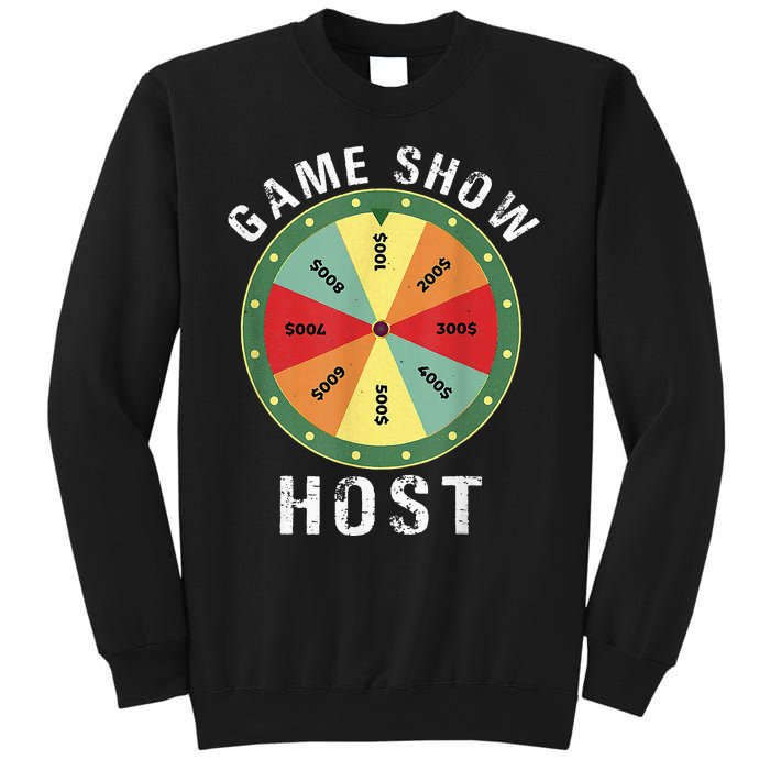 Game Show Host Trivia Board Game Night Questions Vintage Sweatshirt