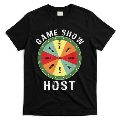 Game Show Host Trivia Board Game Night Questions Vintage T-Shirt