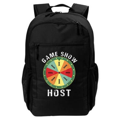 Game Show Host Trivia Board Game Night Questions Vintage Backpack
