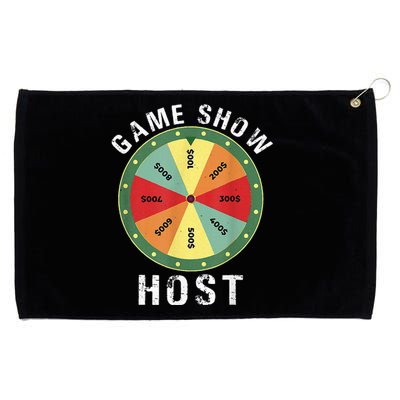 Game Show Host Trivia Board Game Night Questions Vintage Grommeted Golf Towel