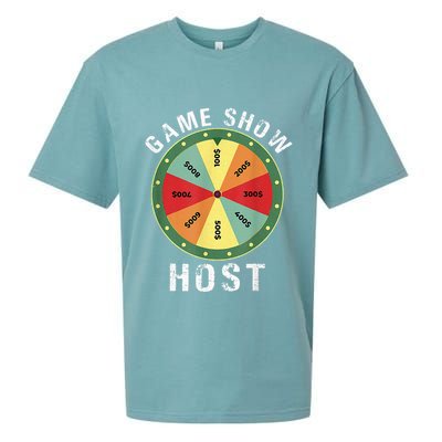 Game Show Host Trivia Board Game Night Questions Vintage Sueded Cloud Jersey T-Shirt