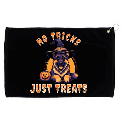 Ger Shepherd Halloween No Tricks Just Treats Great Gift Grommeted Golf Towel