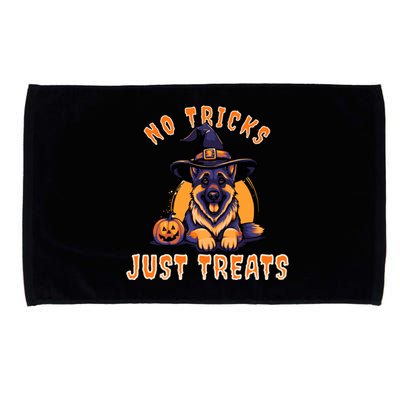 Ger Shepherd Halloween No Tricks Just Treats Great Gift Microfiber Hand Towel