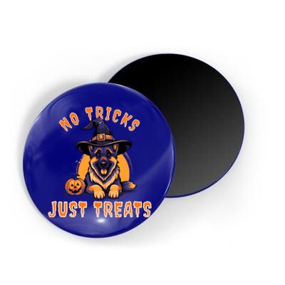 Ger Shepherd Halloween No Tricks Just Treats Great Gift Magnet