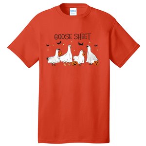 Goose Sheet Halloween Funny Ghoul Ghost Cute Pumpkin Tall T-Shirt