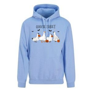 Goose Sheet Halloween Funny Ghoul Ghost Cute Pumpkin Unisex Surf Hoodie