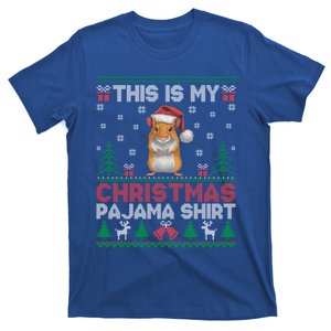 Gerbil Santa Hat Matching Ugly Christmas Pajama Gift T-Shirt