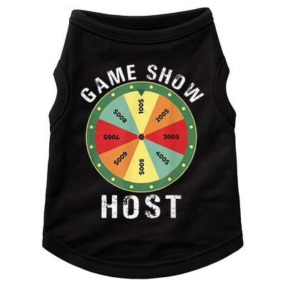 Game Show Host Trivia Board Game Night Questions Vintage Doggie Tank
