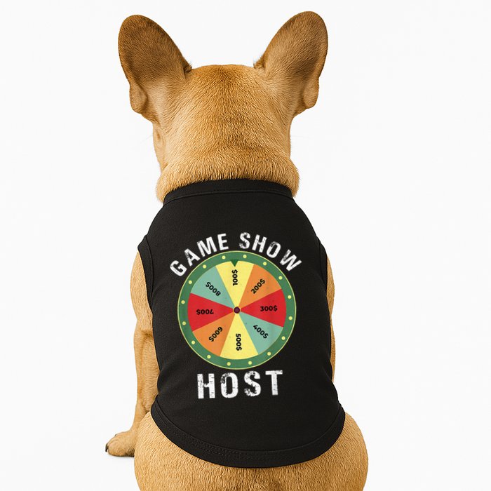 Game Show Host Trivia Board Game Night Questions Vintage Doggie Tank